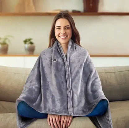 Washable Electric Heated Blanket With Zipper